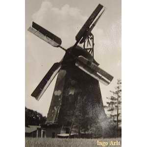 Windmhle Alt Tellin - historische Ansicht 1954