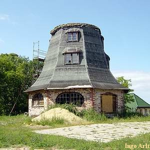 Windmhle Altwarp - Ansicht heute