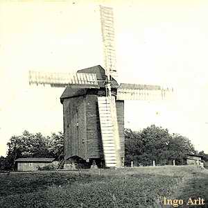 historische Windmhle  Anklam - Ansicht 1920