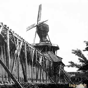 Wippmhle auf Gradierwerk in Bad Slze - Ansicht 1900