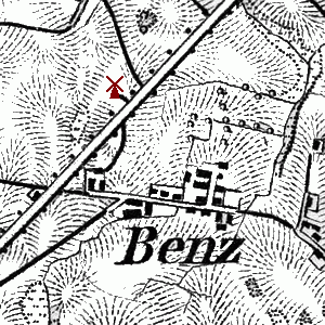historische Windmhle in Benz bei Wismar - Standort