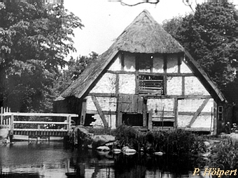 Wassermhle Blankenhagen - historische Ansicht um 1940