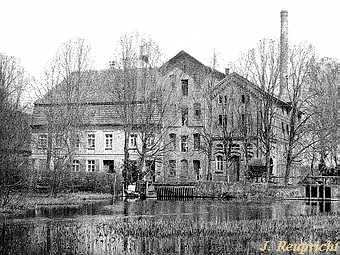 Wassermhle Buchholz - Ansicht der gesamten Mhle 1925