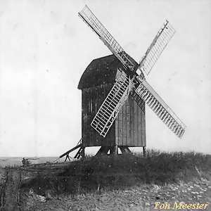 Bockwindmühle Burg Stargard - Ansicht 1930