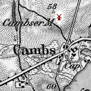 Windmhle in Cambs - Standort