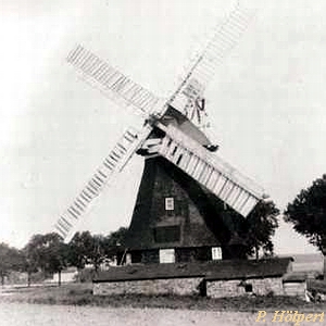 Windmhle in Dnschenburg - Ansicht 1950