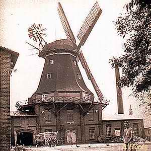 Windmhle in Demen - historische Ansicht der Mhle 1930