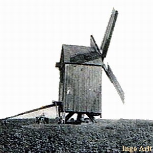 Windmühle in Domsühl - Ansicht Mühle 1910