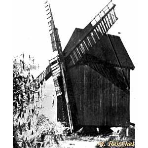 Windmühle in Drieberg - Ansicht der Mühle 1895