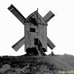 Motormühle Franzburg - alte Bockmühle 1911