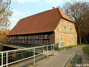 Wassermhle Friedland - Ansicht heute