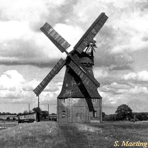 Windmhle Gnoien - Pracht 1930