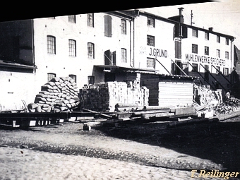 Motormühle Goldberg - Erweiterung des Speichers 1934