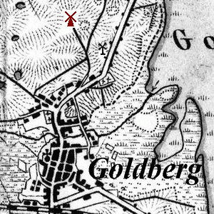Windmühle Goldberg - Standort