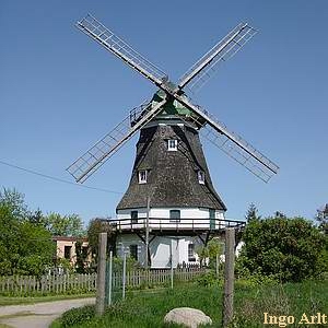 Windmhle Grevesmhlen - Ansicht heute