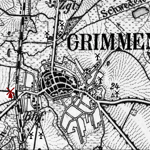 Windmühle Ohl in Grimmen - Standort