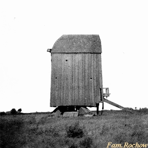 Bockwindmhle in Gro Ernsthof - Ansicht vor Umsetzung 1975