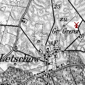 Windmühle Stüdemann in Groß Grenz - Standort