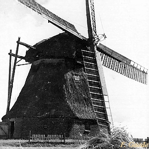 Windmhle in Gro Trebbow - in alter Pracht 1936