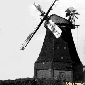 Windmühle Raabe in Güstrow - Ansicht 1938