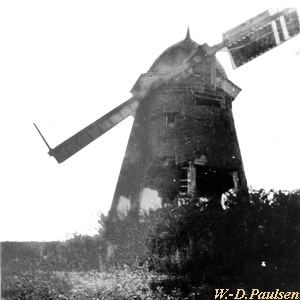 Windmühle Schloßberg Gützkow - Ansicht vor Abriß 1916