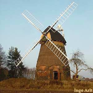 Windmhle in Hagenow Heide - Ansicht heute