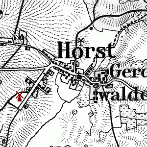 Windmhle in Horst - Standort
