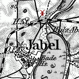 Windmühle Jabel - Standort