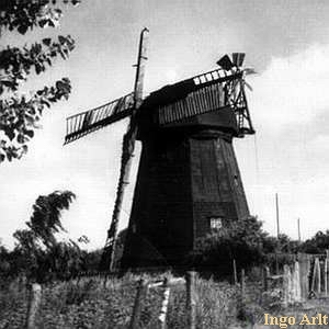 Windmhle Helm in Jarmen - Ansicht 1965