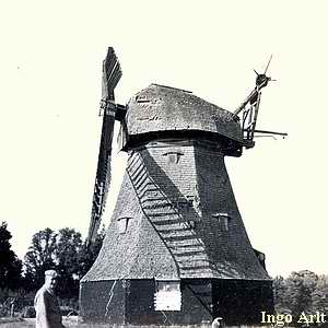 Windmhle Schwerin in Jarmen - Ansicht 1940