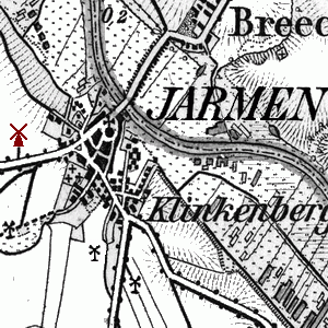 Windmühle Schwerin in Jarmen - Standort