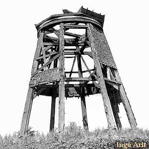 Ruine des Erdholländers in Kandelin - Ansicht kurz vor Abriß 1960