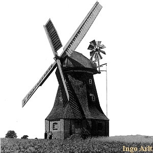 Windmhle in Klinken - Ansicht 1940