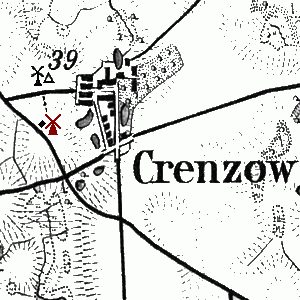 Windmühle Krenzow - Standort