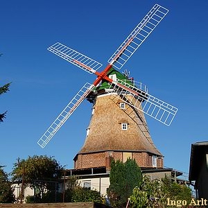 Windmhle Krpelin die Versenkbare Mhle - Ansicht heute