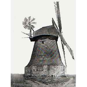 Windmühle in Lebbin - Ansicht um 1950