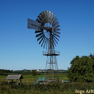 Windrad Lobbe - denkmalgeschtzte historische Poldermhle