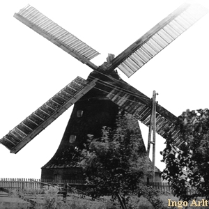  historische Windmhle Grandhadt in Marlow - Ansicht 1930