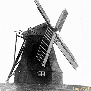 historische Windmühle Wendt in Marlow - Ansicht 1931