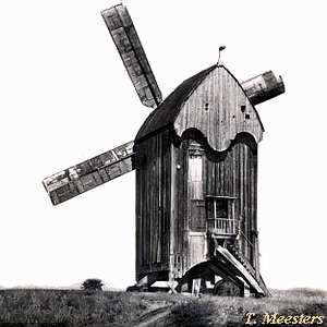Windmhle in Mnkebude - Ansicht 1963
