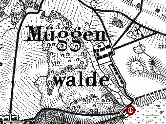 Wassermhle Mggenwalde - Standort