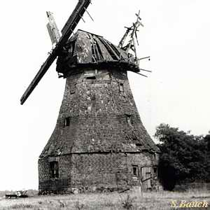 Windmühle Nantrow - Verfall 1983