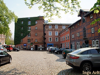 Vierrademhle Neubrandenburg - Innenhof