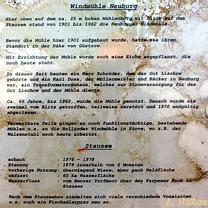 Erdholländer in Neuburg - Ausschnitt Infoschild 2018