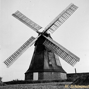 Windmühle Harder Neukalen - Ansicht 1935