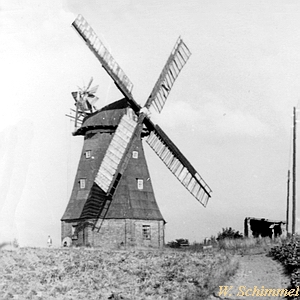 Windmhle Harder Neukalen - in Betrieb 1955