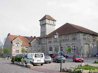 Wasserkraftwerk Neustadt-Glewe - Ansicht Burgseite heute