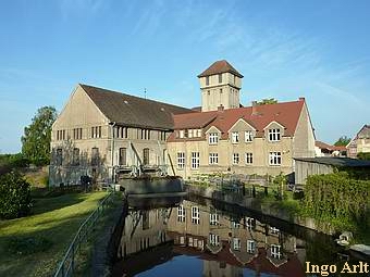 Wasserkraftwerk Neustadt-Glewe - Ansicht Schloseite heute