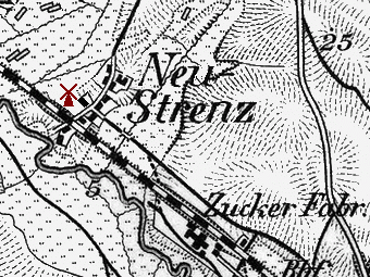 Windmühle Neu Strenz - Standort