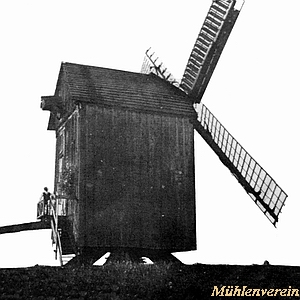 Bockwindmühle Pudagla - Ansicht 1930